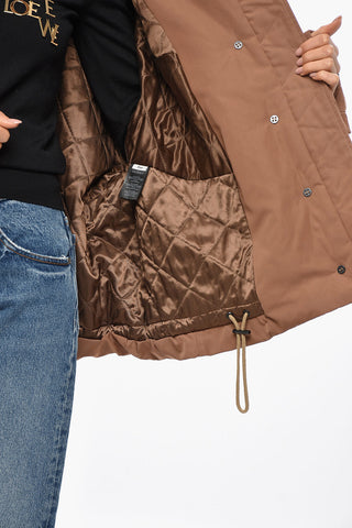 Quilted VANILLA Jacket with Hood