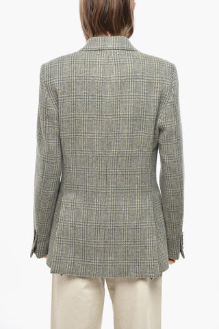 Blazer Doppiopetto DIVA in Tweed di Lana District Check
