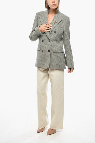 Blazer Doppiopetto DIVA in Tweed di Lana District Check