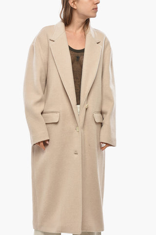 Oversized Mixed Cashmere Coat EFEZIA with Flap Pockets