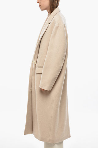 Oversized Mixed Cashmere Coat EFEZIA with Flap Pockets