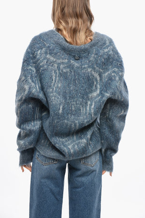 Oversize V-Ausschnitt Pullover