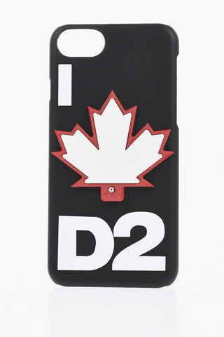 Cover IPhone 8 Plus con Logo in Rilievo e Specchietto