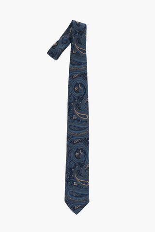 Cravatta in Seta a Fantasia Paisley