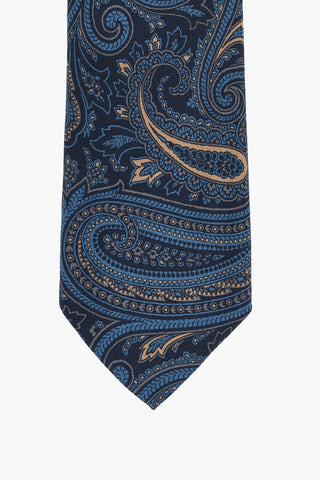 Cravatta in Seta a Fantasia Paisley