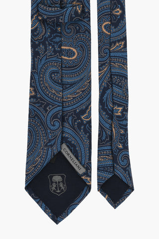 Paisley Patterned Silk Tie