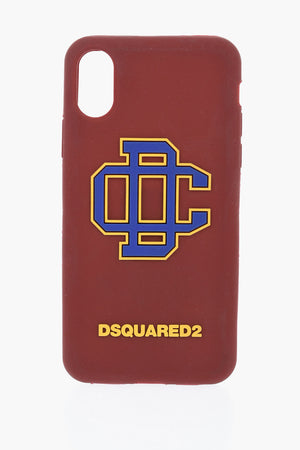 Cover IPhone X in Silicone con Monogram in Rilievo