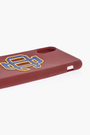 Cover IPhone X in Silicone con Monogram in Rilievo