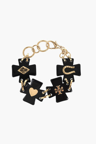 Two-Tone TIL SIM SLOVER Bracelet with Golden Details