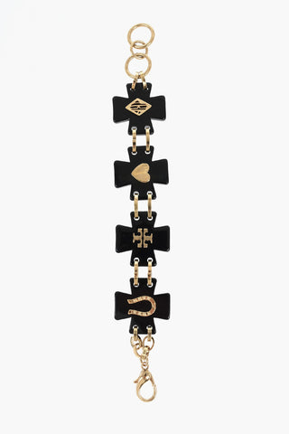 Two-Tone TIL SIM SLOVER Bracelet with Golden Details