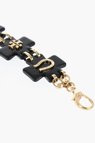 Two-Tone TIL SIM SLOVER Bracelet with Golden Details