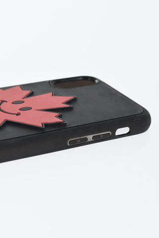 Cover IPhone X LEAF in Silicone con Dettaglio in Rilievo