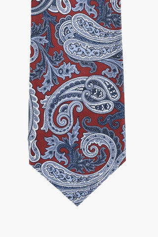Cravatta in Seta a Fantasia Paisley