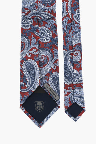 Cravatta in Seta a Fantasia Paisley