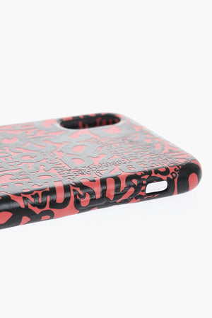 Eco-Leather IPhone X Case with Monogram Pattern