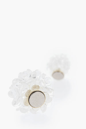 Magnetic Single Earring with Floral Design