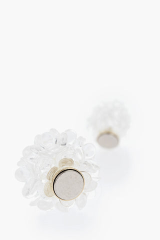 Magnetic Single Earring with Floral Design