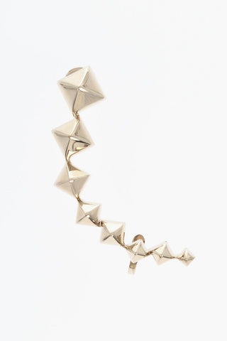 GARAVANI Golden Effect Metal Crawler Single Earring