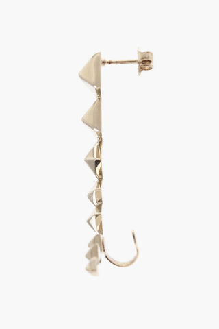 GARAVANI Golden Effect Metal Crawler Single Earring