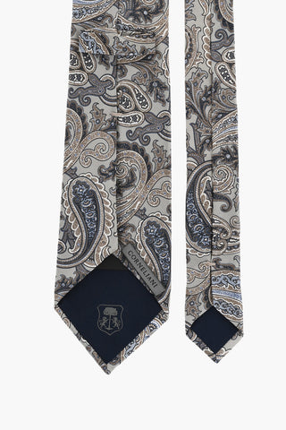 Cravatta in Seta a Fantasia Paisley