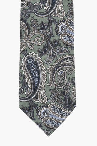 Cravatta in Seta a Fantasia Paisley