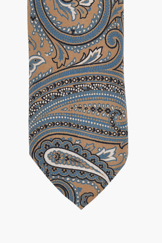 Paisley Patterned Silk Tie