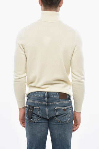 Maglia a Collo Alto in Lana e Cashmere