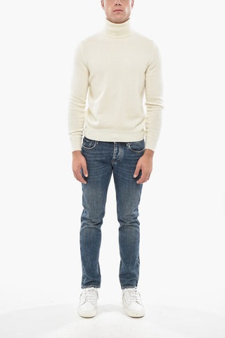 Maglia a Collo Alto in Lana e Cashmere