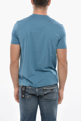 T-shirt Girocollo in Cotone