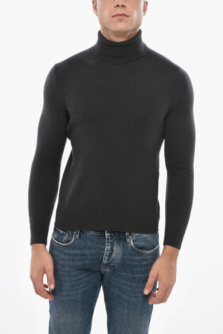 Maglia a Collo Alto in Lana e Cashmere