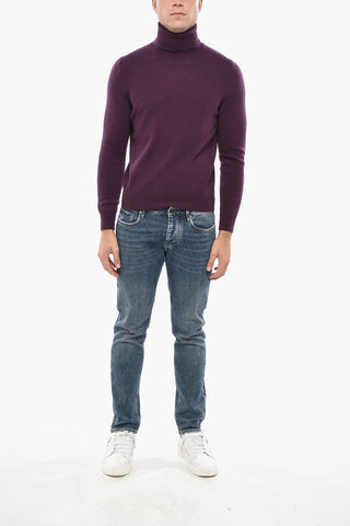 Pure Cashmere Turtleneck Sweater