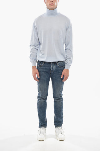 Pure Cashmere Turtleneck Sweater
