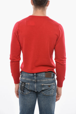 Maglia in Puro Cashmere con Collo a V