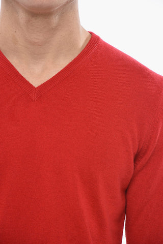 Maglia in Puro Cashmere con Collo a V