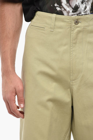 Chinohose aus Baumwolle mit Gürtelschlaufen