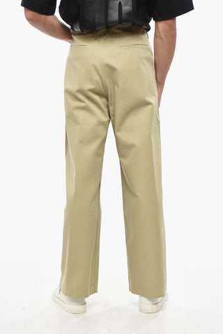 Chinohose aus Baumwolle mit Gürtelschlaufen