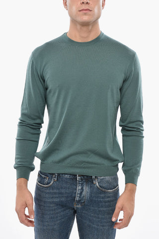 Crew Neck Pure Virgin Wool Sweater