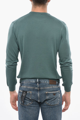 Crew Neck Pure Virgin Wool Sweater