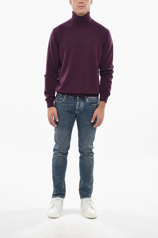 Pure Cashmere Turtleneck Sweater