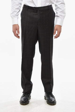 Pantaloni ACADEMY in Misto Cashmere District Check