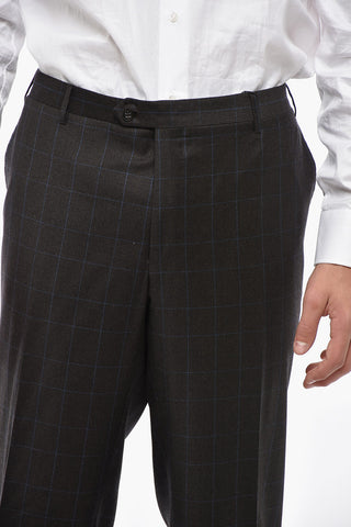 Pantaloni ACADEMY in Misto Cashmere District Check