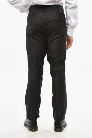 Pantaloni ACADEMY in Misto Cashmere District Check