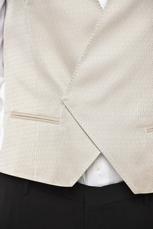 Embroidered Silk Double-Breasted Waistcoat