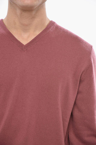 Maglia Scollo a V In Cashmere