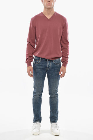 Maglia Scollo a V In Cashmere