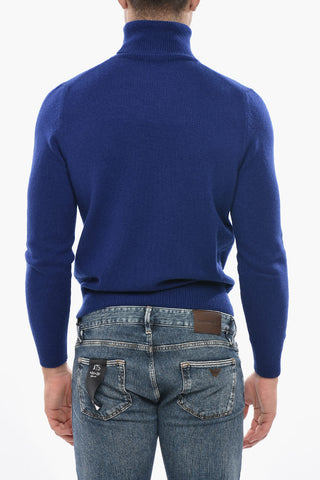 Maglia a Collo Alto in Lana e Cashmere