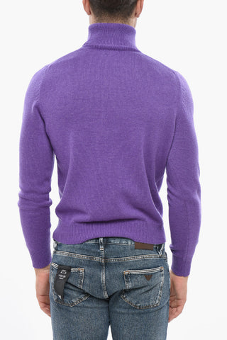 Pure Cashmere Turtleneck Sweater