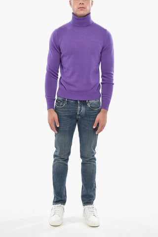 Pure Cashmere Turtleneck Sweater