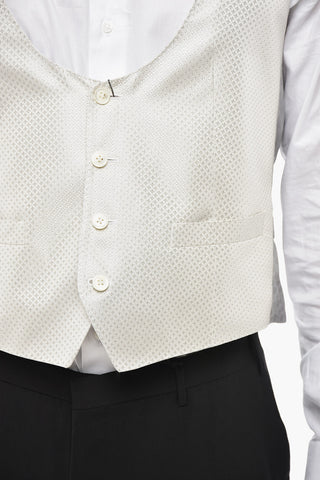 Embroidered Silk Waistcoat