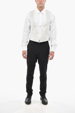 Embroidered Silk Waistcoat